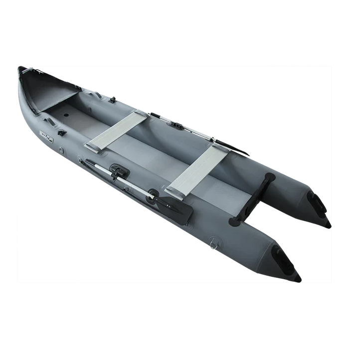 Scout 430 14’ Inflatable Kayak/Boat Inflatable Boats Scout Inflatables Grey Without Without