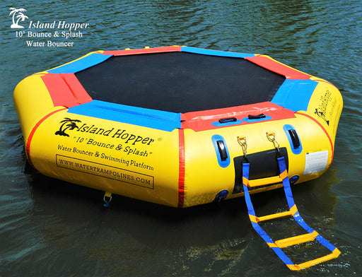Island Hopper 10′ Bounce N Splash Water Bouncers Island Hopper   