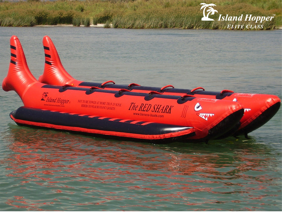 Island Hopper Red Shark 10 Passenger “Elite Class” Banana Boat Heavy Commercial Banana Boats Island Hopper   