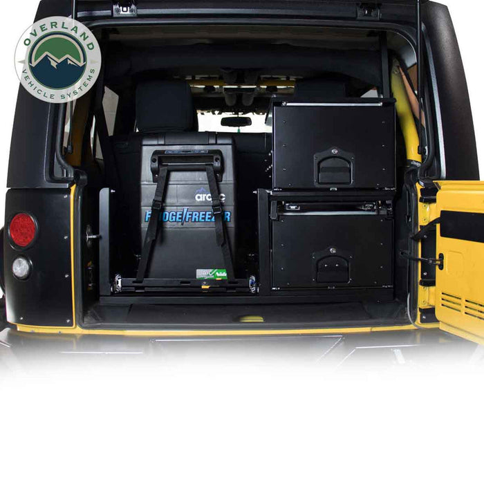 Cargo Box With Drawer & Working Station by Overland Vehicle Systems Cargo Boxes & Bags Overland Vehicle Systems   