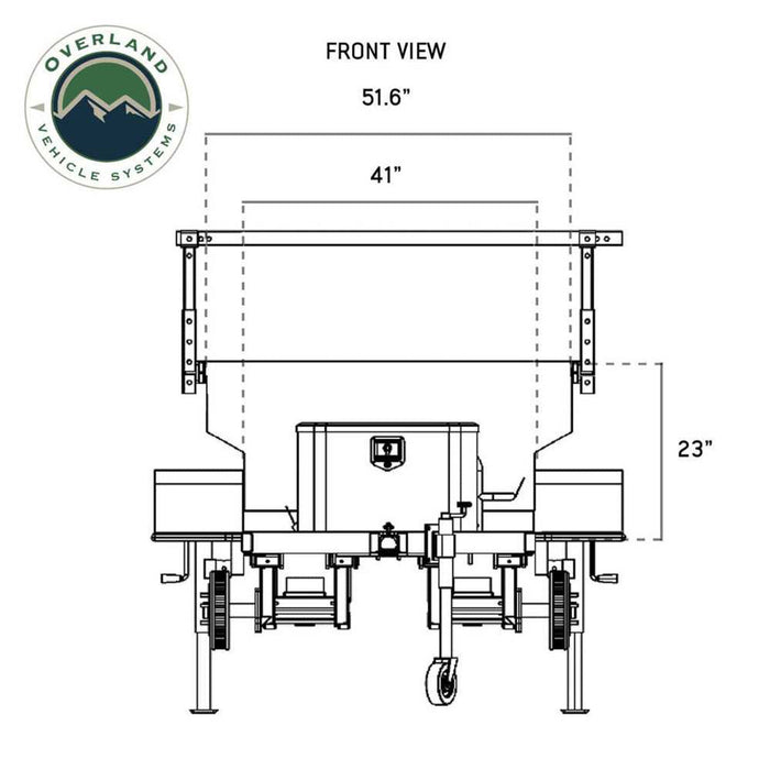 OVS Off Road Trailer - Military Style w/ Full Articulating Suspension Trailers Overland Vehicle Systems   