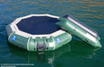 Island Hopper 13′ Bounce N Splash Natural Green Water Bouncers Island Hopper   