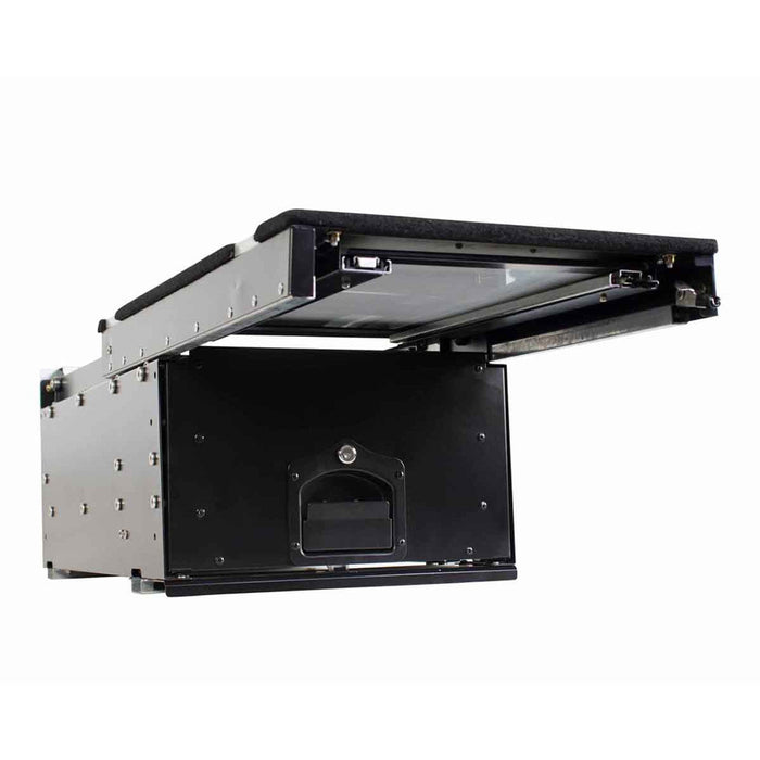 Cargo Box With Drawer & Working Station by Overland Vehicle Systems Cargo Boxes & Bags Overland Vehicle Systems   