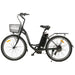 Ecotric 26inch Peacedove electric city bike with basket and rear rack Electric Bikes Ecotric Matt Black  
