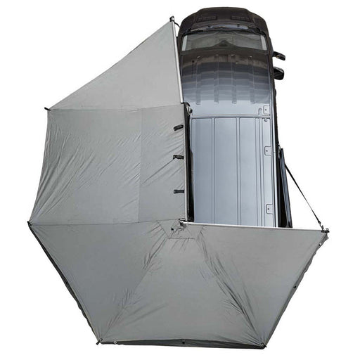 OVS HD Nomadic 270 Degree Awning with Kit for Mid-High Roofline Vans 270 Awning Overland Vehicle Systems Driver Side  