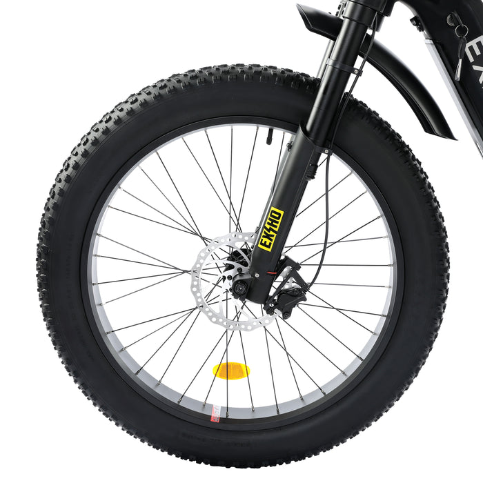 Ecotric Explorer 26 inches 48V Fat Tire Electric Bike with Rear Rack Electric Bikes Ecotric   