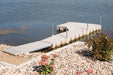 Connect-A-Dock L Shape High-Profile Docks Floating Dock Connect-A-Dock Model LPK2014 - 32' X 12' Without 