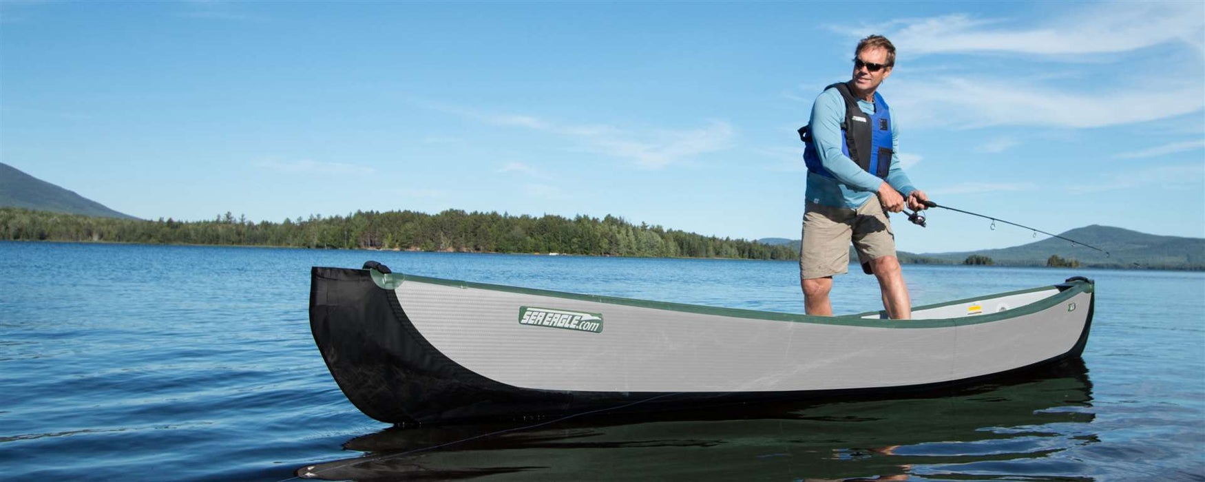Sea Eagle Travel Canoe 16 Inflatable Canoe Canoes Sea Eagle   