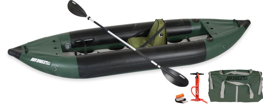 Sea Eagle 350fx Fishing Explorer Inflatable Fishing Kayak Inflatable Fishing Kayaks Sea Eagle Deluxe Solo Package  