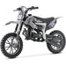 MotoTec Demon 50cc 2-Stroke Kids Gas Dirt Bike Gas Dirt Bikes MotoTec White No Signature Free $100 Coverage