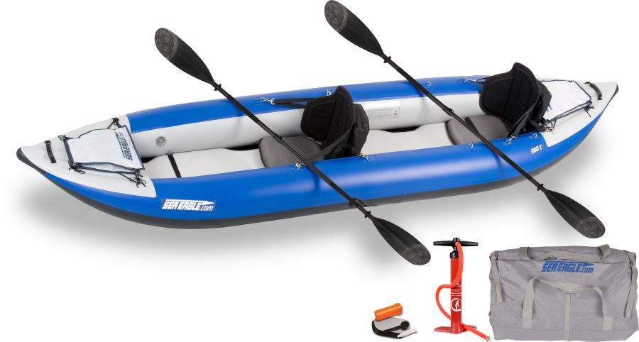 Sea Eagle 380x Explorer Inflatable Kayak Inflatable Kayaks Sea Eagle Pro Carbon Package  