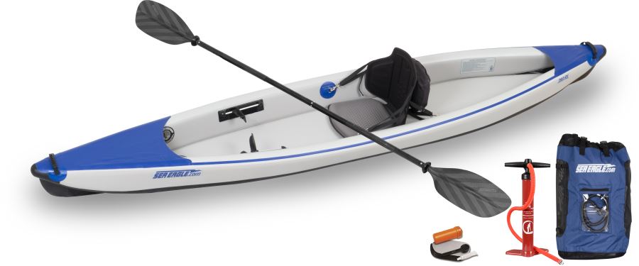 Sea Eagle 393RL Inflatable Kayak Inflatable Kayaks Sea Eagle Pro Solo Package (Most Popular)  