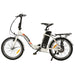 UL Certified-Ecotric Starfish 20inch portable and folding electric bike Electric Bikes Ecotric White  