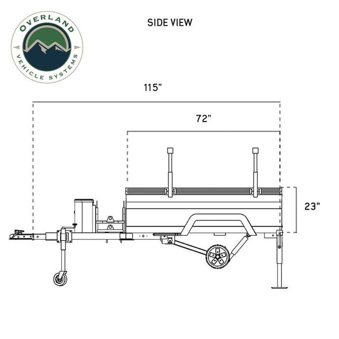 OVS Off Road Trailer - Military Style w/ Full Articulating Suspension Trailers Overland Vehicle Systems   