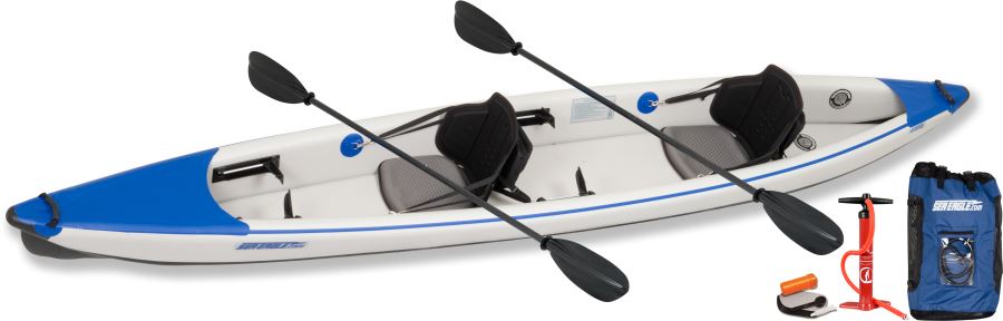 Sea Eagle 473RL Inflatable Kayak Inflatable Kayaks Sea Eagle Pro Carbon Tandem Package  