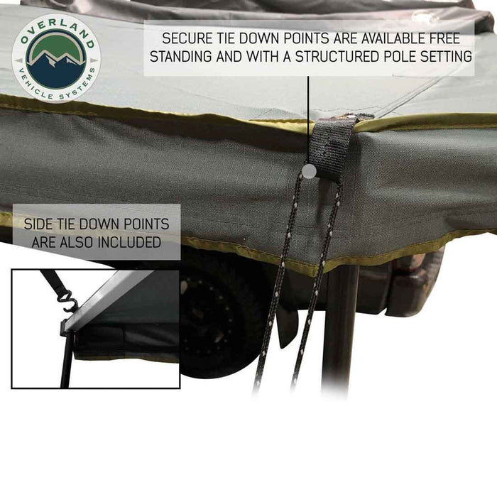 OVS HD Nomadic 270 Degree Awning with Kit for Mid-High Roofline Vans 270 Awning Overland Vehicle Systems   