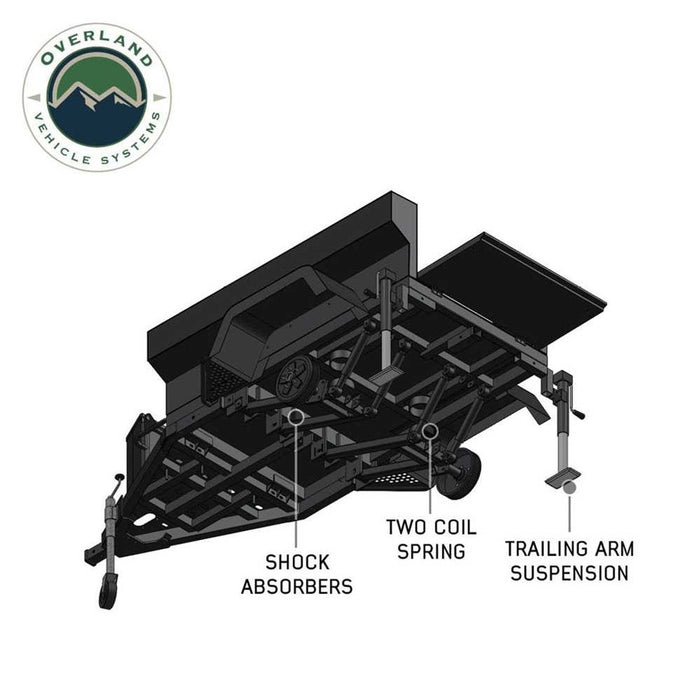 OVS Off Road Trailer - Military Style w/ Full Articulating Suspension Trailers Overland Vehicle Systems   