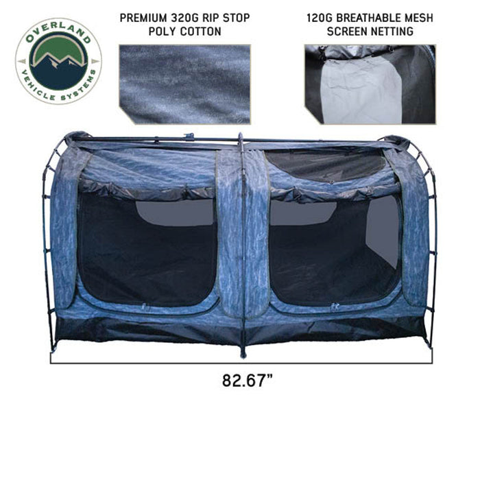 OVS XD Khumbu 2 Swag Ground Tent, Grey Body & Black Rainfly Tent Overland Vehicle Systems   