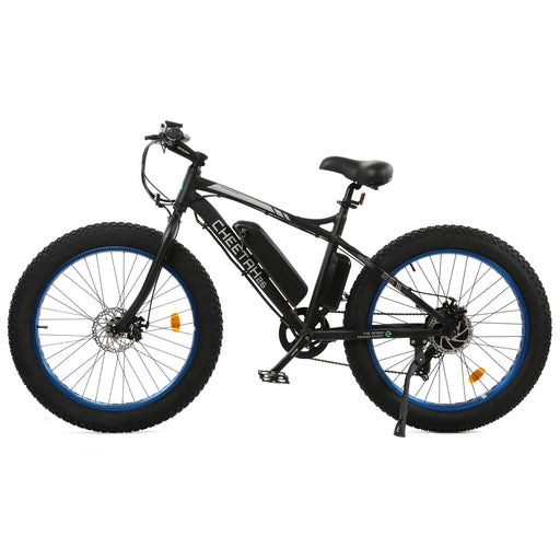 Ecotric Cheetah 26 Fat Tire Beach Snow Electric Bike Electric Bikes Ecotric Blue  