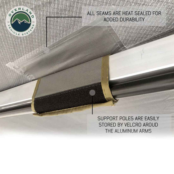 OVS HD Nomadic 270 Degree Awning with Kit for Mid-High Roofline Vans 270 Awning Overland Vehicle Systems   