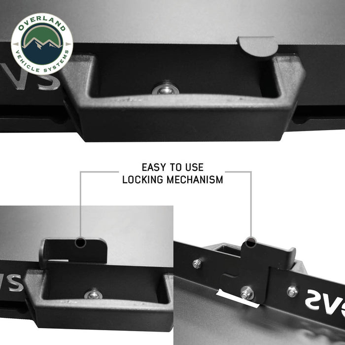 OVS Heavy Duty Fridge Slide - Black Powder Coat Universal Mounting Hardware Overland Vehicle Systems   