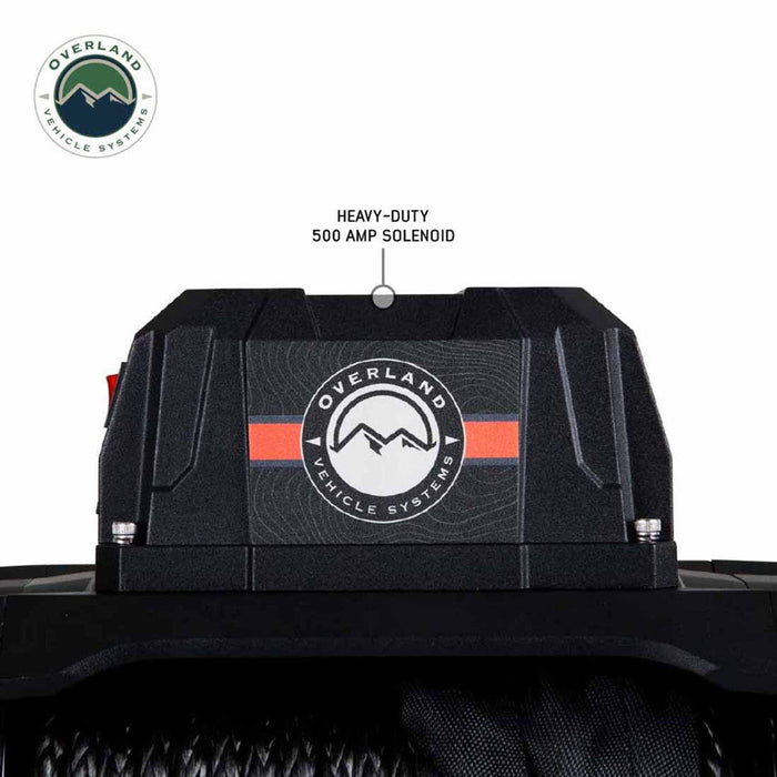 Overland Vehicle Systems SCAR Waterproof Winch With Wireless Remote Winch Overland Vehicle Systems   