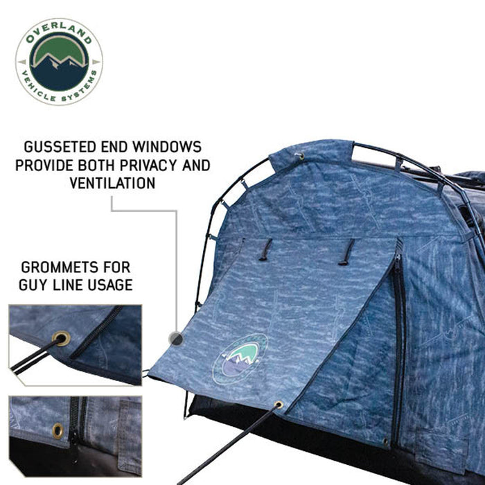 OVS XD Khumbu 2 Swag Ground Tent, Grey Body & Black Rainfly Tent Overland Vehicle Systems   