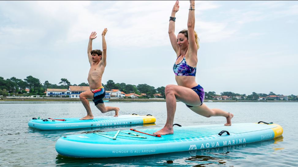 Aqua Marina Dhyana Inflatable Paddle Board Aqua Marina With Super Electric Pump Without Yoga Dock 