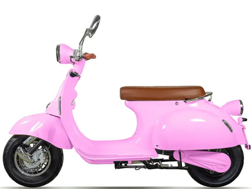 Aventura-X Electric Rose Pink Limited Edition Electric Scooters Aventura-X 35 miles driving range battery (included) $0.00 1-year Warranty $0.00 