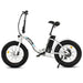 UL Certified-Ecotric 20inch white portable and folding fat bike model Dolphin Electric Bikes Ecotric   