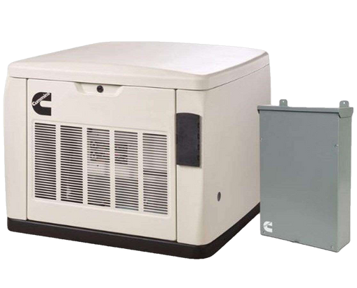 Cummins RS20AC A061C602 20kW w/Remote Monitoring Quiet Connect™ Series Standby Generator LP/NG with 200A Automatic Transfer Switch Standby Generators Cummins   