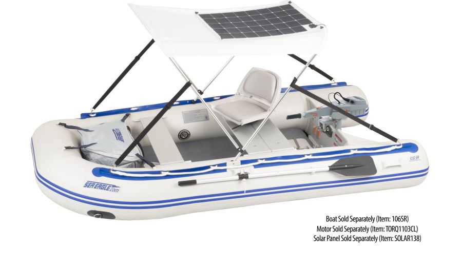 Sea Eagle Sun/Rain 138 Solar Canopy (For use with 138W solar panel)  Sea Eagle   
