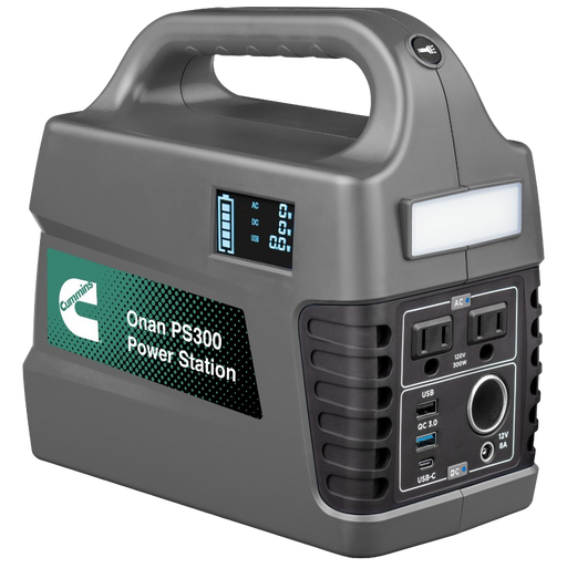 Cummins Onan A067W048 PS300 300W/600W 296Wh Portable Power Station New Portable Inverters Cummins   