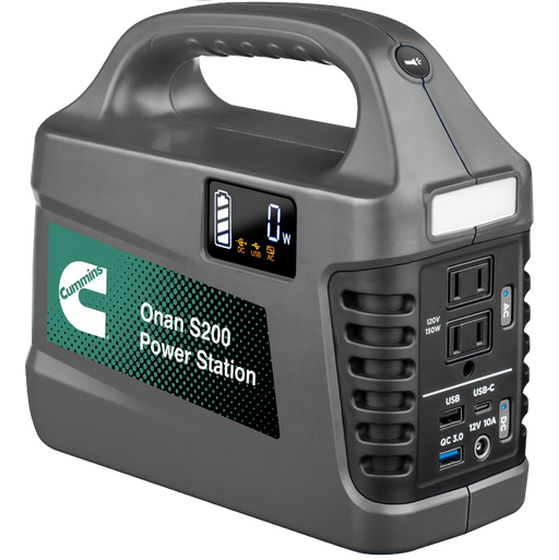 Cummins Onan A067W047 PS200 150W/300W 194Wh Portable Power Station New Portable Inverters Cummins   