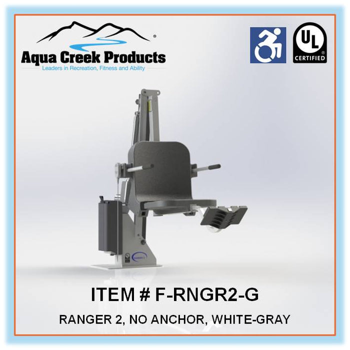 Aqua Creek Ranger 2 Pool Lift™ (ADA Compliant) Pool Lifts Aqua Creek Grey  