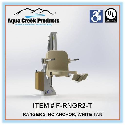 Aqua Creek Ranger 2 Pool Lift™ (ADA Compliant) Pool Lifts Aqua Creek Tan  