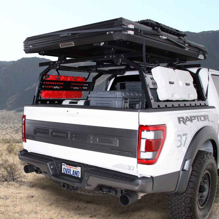 Overland Vehicle Systems Discovery Bed Rack For Short Bed Trucks Bed Rack Overland Vehicle Systems Full-Size Truck  