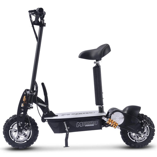 MotoTec 2000w 48v Electric Scooter (Black) Electric Scooters MotoTec   