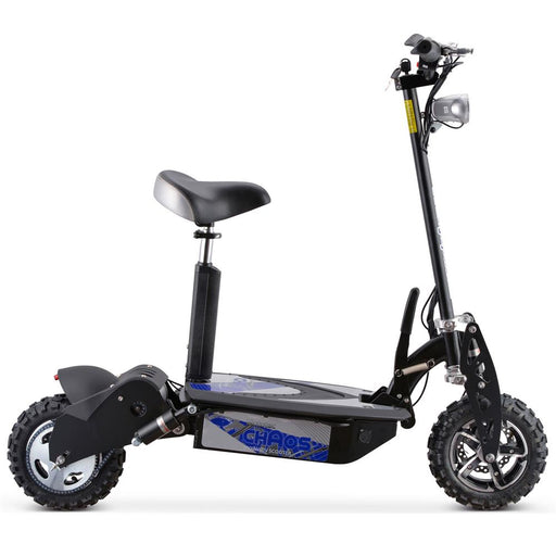 MotoTec Chaos 2000w 60v Lithium Electric Scooter Black Electric Scooters MotoTec   
