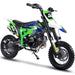 MotoTec Hooligan 60cc 4-Stroke Gas Dirt Bike Gas Dirt Bikes MotoTec Green No Signature Free $100 Coverage