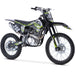 MotoTec X5 250cc 4-Stroke Gas Dirt Bike Black Gas Dirt Bikes MotoTec No ($0.00)  