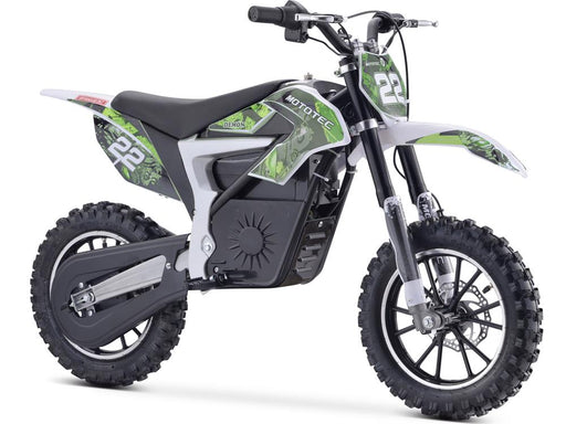 MotoTec 36v 500w Demon Electric Dirt Bike Lithium Electric Dirt Bikes MotoTec Green No Signature Free $100 Coverage