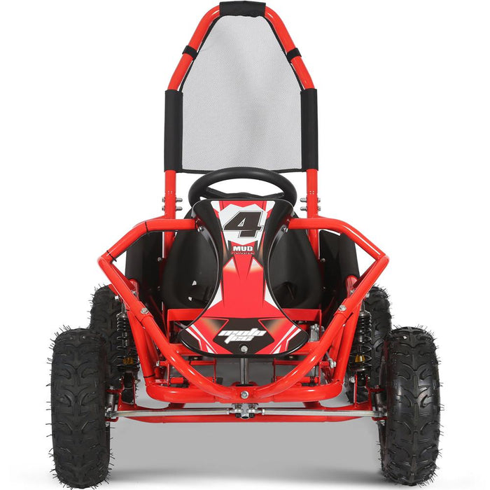 MotoTec Mud Monster Kids Gas Powered 98cc Go Kart Full Suspension Gas Go Karts MotoTec   