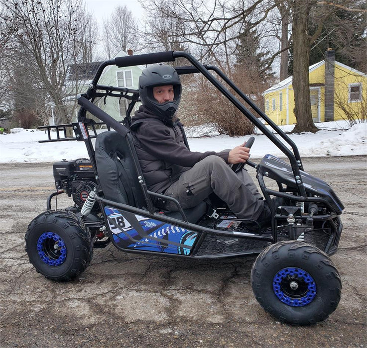MotoTec Mud Monster XL 212cc 2 Seat Go Kart Full Suspension Gas Go Karts MotoTec   