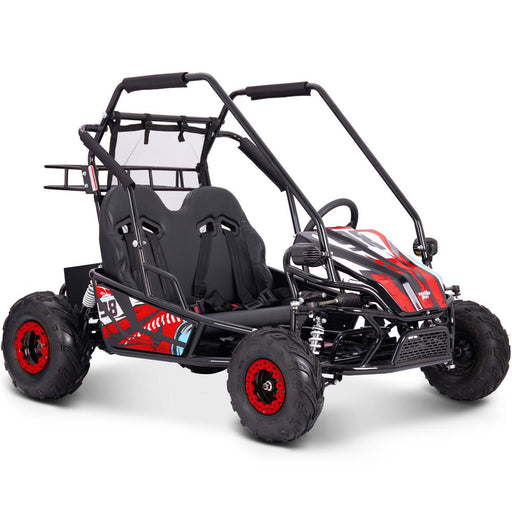 MotoTec Mud Monster XL 60v 2000w Electric Go Kart Full Suspension Electric Go Karts MotoTec Red No ($0.00) No Assembly - Ships in factory box