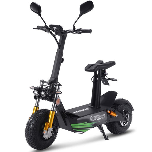 MotoTec Mars 60v 3500w Electric Scooter Black Electric Scooters MotoTec   