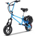 MotoTec 49cc Gas Mini Bike V2 Gas Mini Bikes MotoTec Blue No Signature Free $100 Coverage