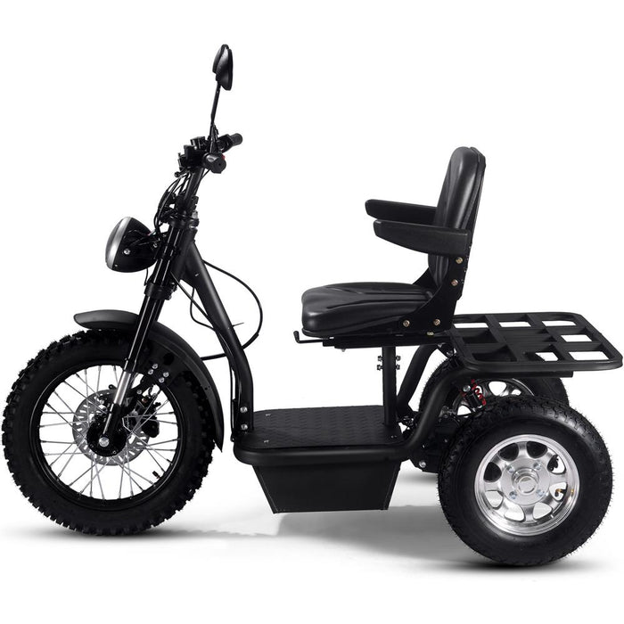MotoTec Electric Trike 60v 1800w Black Electric Mobility Trikes MotoTec   