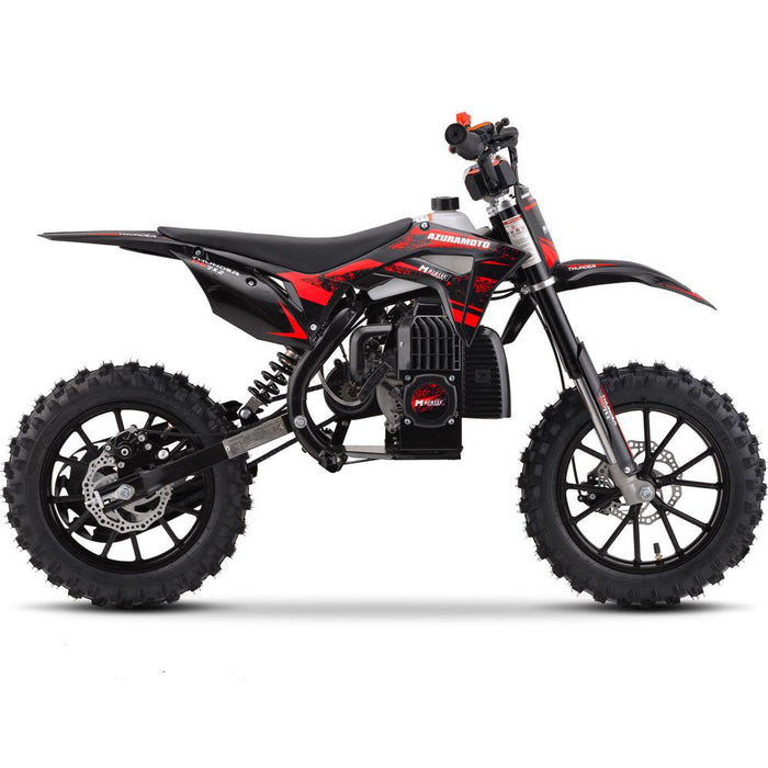 MotoTec Thunder 50cc 2-Stroke Kids Gas Dirt Bike Gas Dirt Bikes MotoTec   