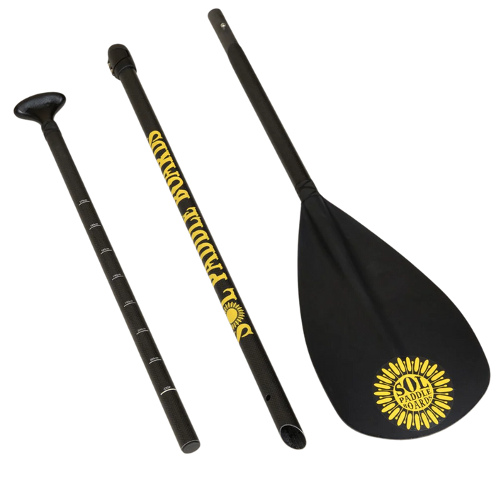 SOL Carbon Blaster Three-Piece Travel Paddle  Sol Paddle Boards   